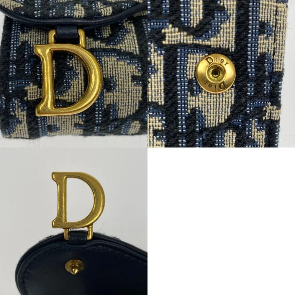 Christian Dior Trifold Wallet S5912 Ctzq M928 Blue - Picture 10 of 10